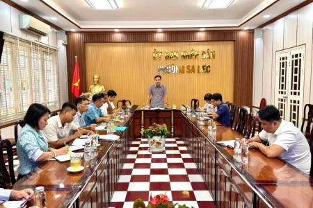 PHƯỜNG SA ĐÉC LÀM VIỆC VỚI VIỆN KHOA HỌC THỦY LỢI MIỀN NAM VỀ GIẢI PHÁP GIẢM NGẬP VÀ THÍCH ỨNG BIẾN ĐỔI KHÍ HẬU