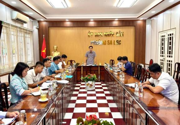 PHƯỜNG SA ĐÉC LÀM VIỆC VỚI VIỆN KHOA HỌC THỦY LỢI MIỀN NAM VỀ GIẢI PHÁP GIẢM NGẬP VÀ THÍCH ỨNG BIẾN ĐỔI KHÍ HẬU