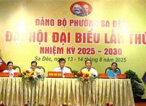 Đảng bộ phường Sa Đéc tổ chức thành công Đại hội đại biểu lần thứ I, nhiệm kỳ 2025 – 2030
