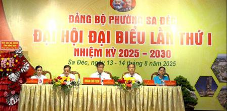 Đảng bộ phường Sa Đéc tổ chức thành công Đại hội đại biểu lần thứ I, nhiệm kỳ 2025 – 2030